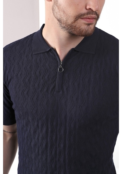 Ferraro Lacivert Polo Yaka Fermuarlı Erkek Pamuk Triko T-Shirt-Lacivert (417942663) Lacivert Ferraro Lacivert Polo Yaka Fermuarlı Erkek Pamuk Triko T-Shirt-Lacivert (417942663) Lacivert