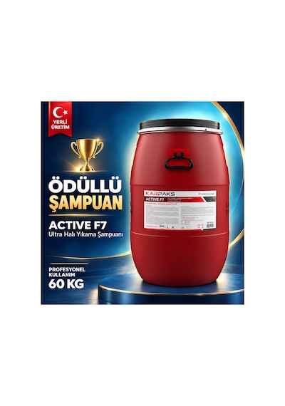 Active F7 Ultra Halı Yıkama Şampuanı 60kg Tekli