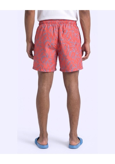 Kappa Logo Oscar Short Erkek Koyu Turuncu Regular Mayo