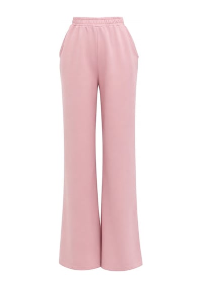 Reebok Sally Wıde Leg Pudra Kadın Eşofman Altı 000000000102690247 Pembe