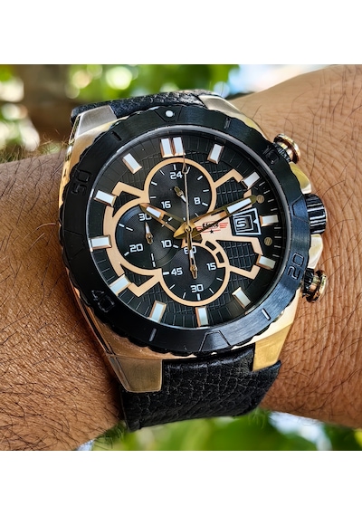 G-force Js15 Orjinal Miyota Mekanizma Siyah Erkek Kronograf Kol Saati Lüks Kutulu İki Renk