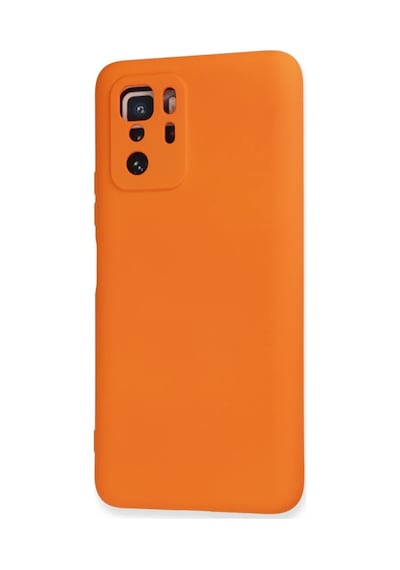 Xiaomi Poco X3 Gt Kılıf Nano İçi Kadife Silikon - Turuncu 0.2M-Çok Renkli