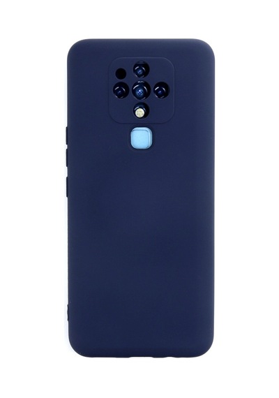 Tecno Camon 16 Kılıf Nano İçi Kadife Silikon - Lacivert -