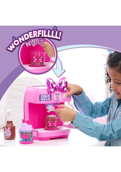 Gioc-hi Prezi-osi Min-nie Mouse Sevimli 10 Parça Işıklı Ve Sesli Sihirli Barista Kahve Makinesi