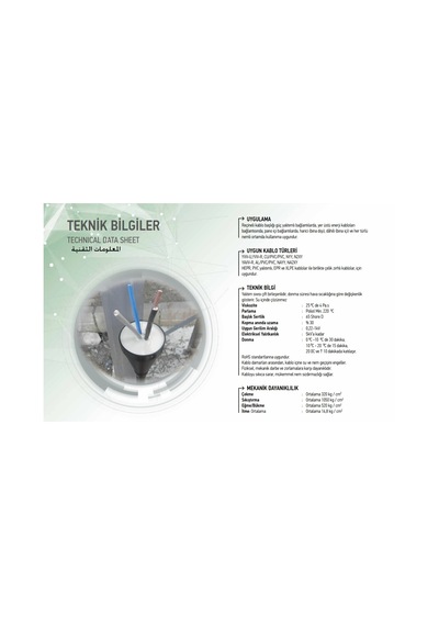 Tamer Pabuçsuz Reçineli Kablo Başlığı 3X70+35-3X95+50
