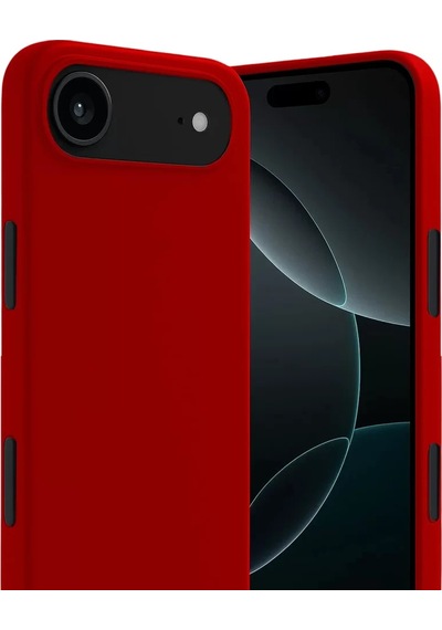 Newface Apple Uyumlu İphone 17 Air First Silikon - Kırmızı - Özel Seri 8683140884901