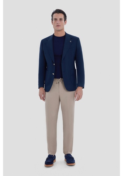 Erkek Lacivert Dar Kesim Slim Fit Viskon Çift Yırtmaçlı Torba Cep Tam Astarlı Mono Yaka 6 Drop Casual Ceket Erkek Lacivert Dar Kesim Slim Fit Viskon Çift Yırtmaçlı Torba Cep Tam Astarlı Mono Yaka 6 Drop Casual Ceket