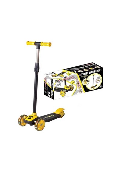 Znv Zenvia Mey İthalat Twist Led Işıklı 3 Tekerlekli Scooter Sarı Znv2025 Cmn