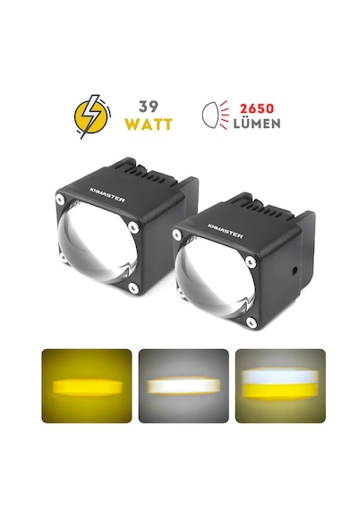 Knmaster Berta 39w Motosiklet Led Sis Farı