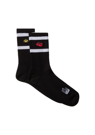The North Face Everyday Crew Tnf Icons Sock -2p Unisex Çorap Nf0a8egmjk31 Siyah