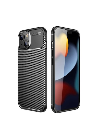 Zore İphone 14 Uyumlu Ogaa Negro Silikon Kılıf-siyah