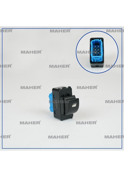 96766662zd Düğme Cam Açma 301 / C Elysee / Ds3 Tekli Mavi Ön-ar
