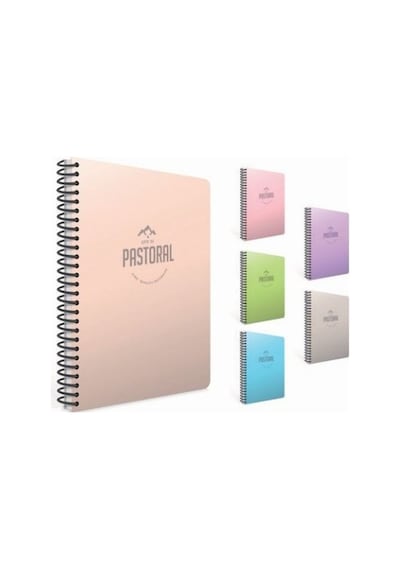 Gıpta Pastoral A4 Spiralli Pp Kapak Defter 96 Yaprak Kareli 4 'Lü