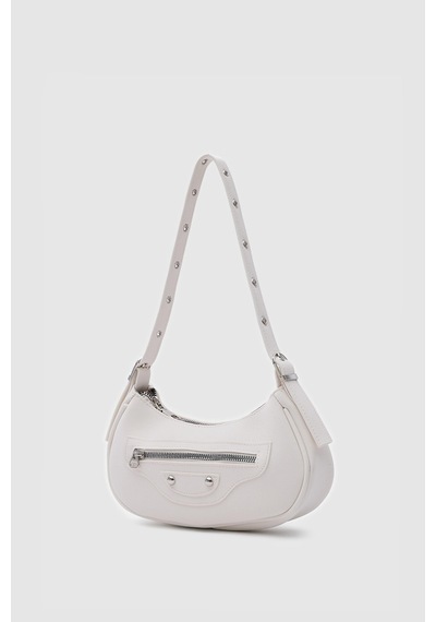 Shule Bags Sandy 90's Retro Baget Çanta Vanilla