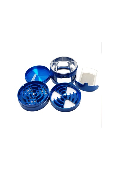 Çekmeceli 60 MM Mavi Grinder Herbal Parçalayıcı  Pz38mv