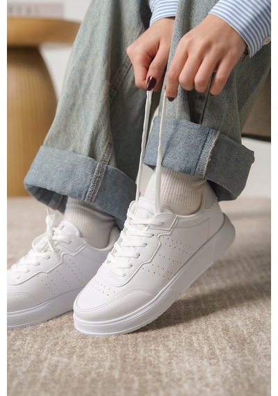 Daxtors D0158 Günlük Ortopedik Kadın Sneaker Spor Ayakkabı Çok Renkli