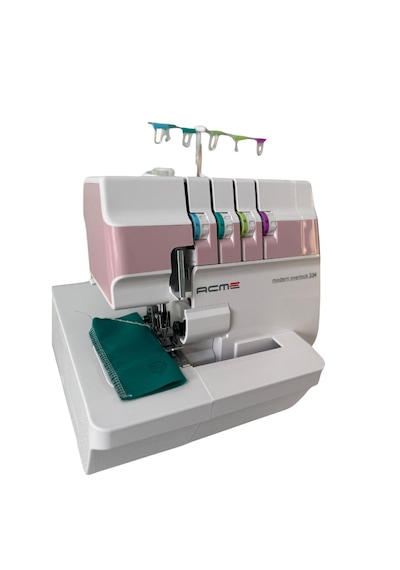 Acme 4 İplikli Ev Tipi Overlok Dikiş Makinesi Pembe