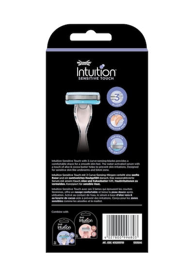 Sword Intuition Sensitive Touch Kadın Tıraş Bıçağı 3 Bıçaklı