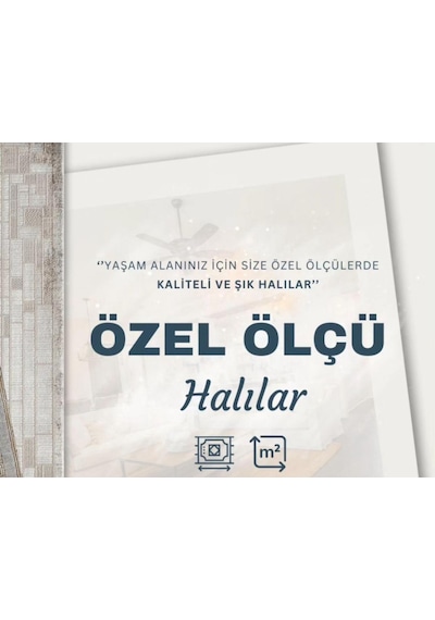 Artemis Halı Samoa 02382a Krem Mavi Çizgi Desenli Halı