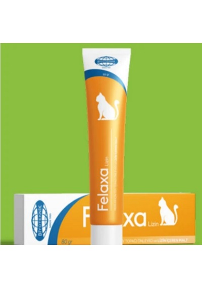 Biyoteknik Felaxa L-lysine Paste 80 Gr Kedi Herpes Virüsü Fhv-1 , Göz Akıntısı Ve