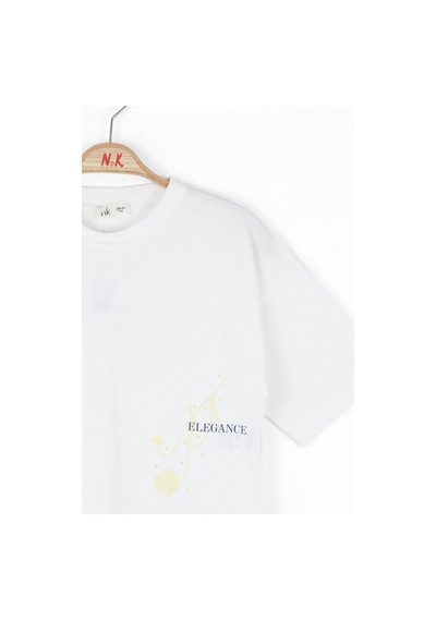 Xo Kids Kız Çocuk Tişort 10-16 Yaş 38818 Ekru