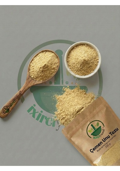 İxirciyusuf Çemen Unu Çemen Tozu Fenugreek Powder Ground Fenugreek Trigonella Foenum-graecum Doğal Öğütülmüş 250 G