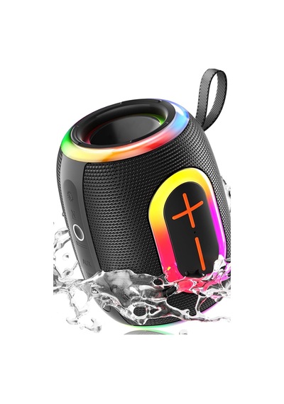 Su Geçirmez Rgb Işıklı Taşınabilir Kablosuz Bluetooth Hoparlör Mini Outdoor Bluetooth Hoparlör Suya Dayanıklı