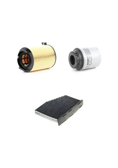 Bosch Filtre Bakım Seti Audi A3 1.2 Tsı 1.4 Tfsı 2004-2012 Hava + Yağ F. + Polen Filtre Sardes