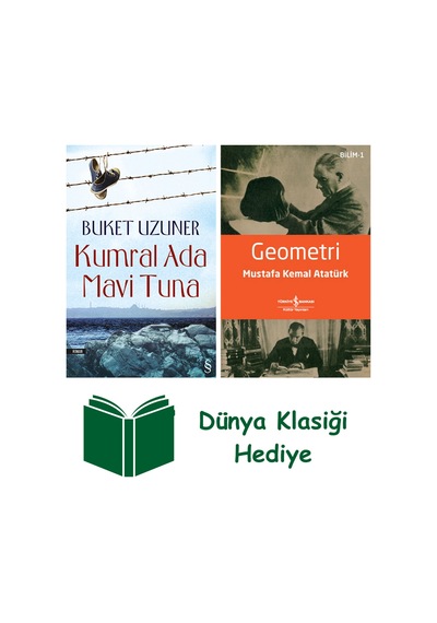 Kumral Ada Mavi Tuna + Geometri + Dünya Klasiği Hediye