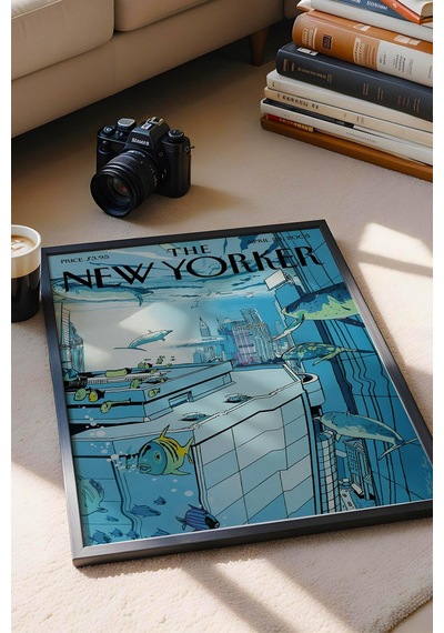 The New Yorker Çerçeveli Tablo April 25 2005