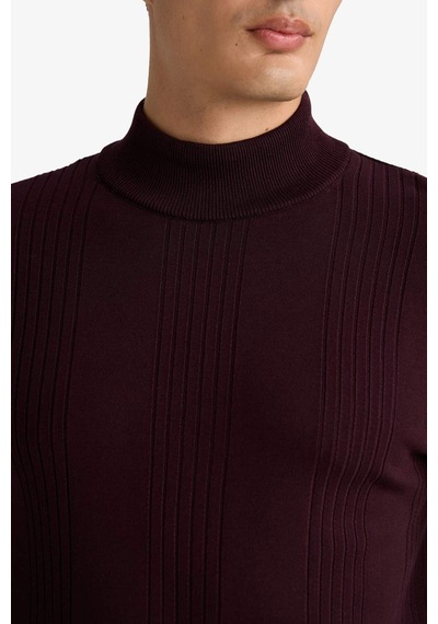 Defacto Standart Fit Balıkçı Yaka Triko Kazak F4459ax25aubr210 Bordo Defacto Standart Fit Balıkçı Yaka Triko Kazak F4459ax25aubr210 Bordo