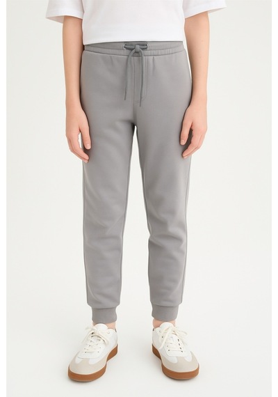 Ahengim Erkek Çocuk Basic Jogger Paça Okul Eşofman Altı Ak-2350 Gri