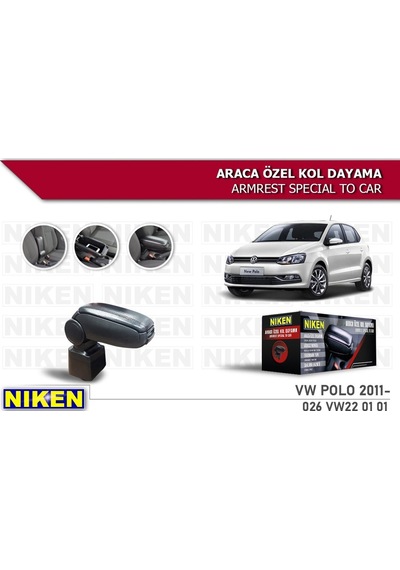 Vw Polo 2011- Araca Özel Kol Dayama Siyah (546832571)