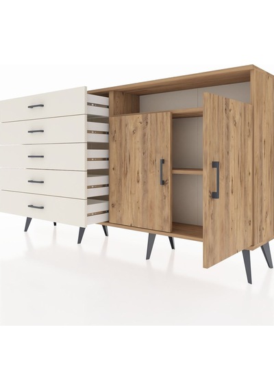 Arges Konsol 2 Raflı 5 Çekmeceli 2 Kapaklı 176x30x99 Çam-çam/ayta Çam-çam/aytaşı Arges Konsol 2 Raflı 5 Çekmeceli 2 Kapaklı 176x30x99 Çam-çam/ayta Çam-çam/aytaşı