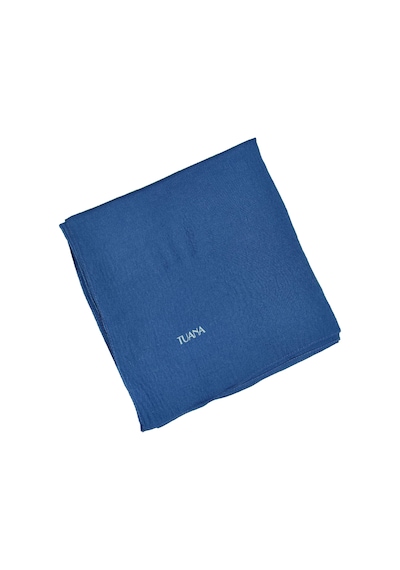 Mim Eşarp Tuana Eşarp Pamuk Jazz Eşarp 110x110cm Koyu İndigo
