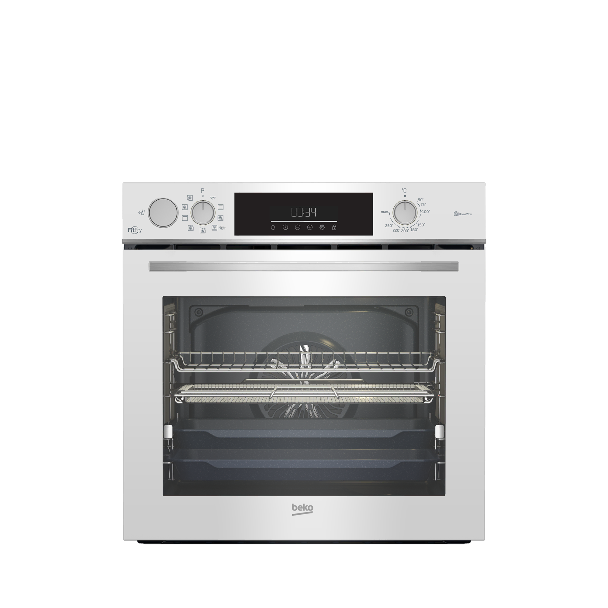 Beko BFC 632 B 72 L FitFry Buhar Destekli Fırın Beyaz