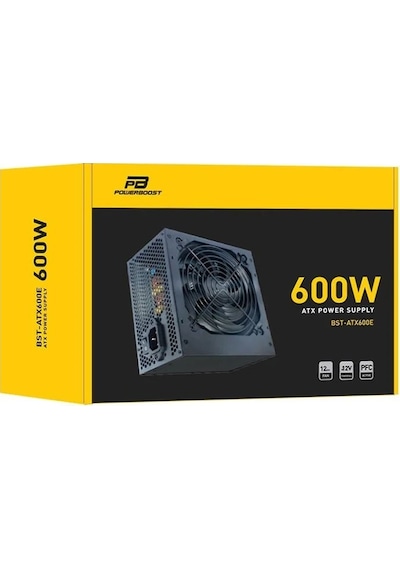 Powerboost 600w Power 12cm Fanlı Bst-atx600e Jpsu-bst-atx600e