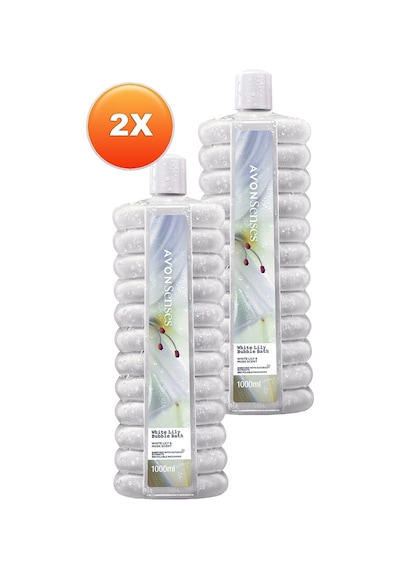 Avon White Lily Zambak Banyo Köpüğü 2 x 1 L