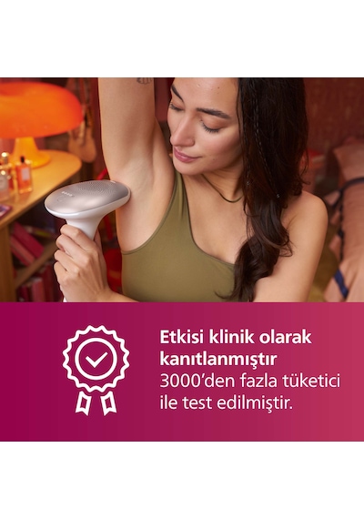 Philips Lumea 7000 Serisi BRI924/00 IPL Tüy Alma,Yüz Temizleme Cihazı, Vücut ve Yüz, 2 Başlık, Çanta
