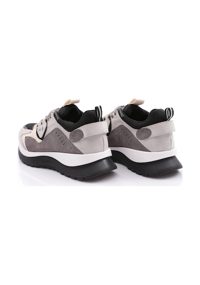 Dgn 72121 Kadin Günlük Sneaker 72121-2027-R12322 Bej - Siyah