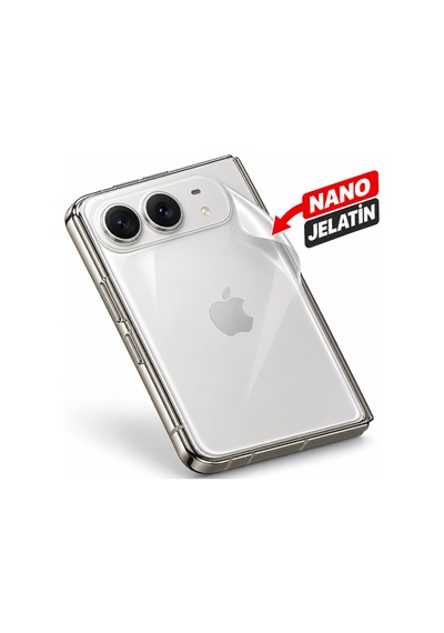 İphone Duo Uyumlu Ön Arka Tam Kaplama Body Ultra Şeffaf Nano Jelatin Ekran Koruyucu