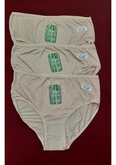 Özten Kadın Bamboo Bato Külot Paket Içeriği 3 Adet Ten