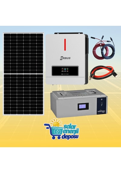 Solar Enerji Deposu 4000w Lityum Güneş Enerjisi Paketi