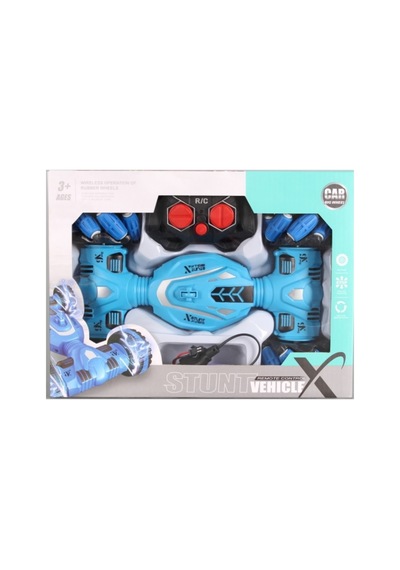 Rc Drift Araba Yan Yan Giden Speed Atan Led Işıklı Uzaktan Kumandalı 360 Derece Dönen Stunt Rc Araba Mavi