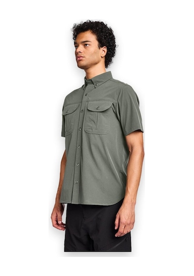 Lescon 25y-1053 Outdoor Kısa Kol Gömlek Erkek Hakı 25yteo001053-013 Haki