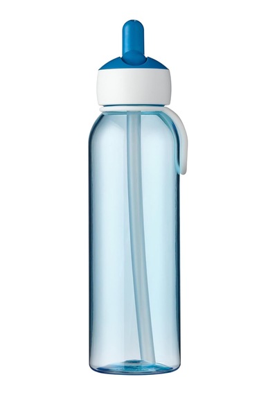 Mepal Pipetli Içecek Şişesi Campus Flip-up 500 Ml Mavi Çocukl Çok Renkli
