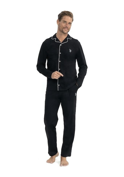 U.s Polo 12039 Önü Düğmeli Pijama Takımı 001