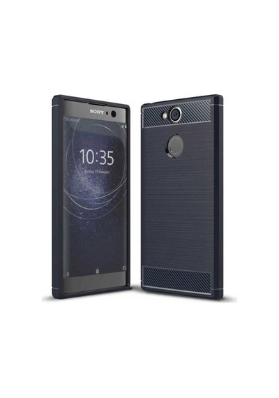 Sony Xperia Xa2 Ultra Kılıf Zore Room Silikon Kapak Lacivert