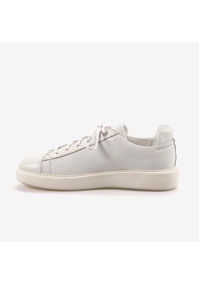 Mocassini Bağcıklı Erkek Spor & Sneaker Ayakkabı D2149 Beyaz