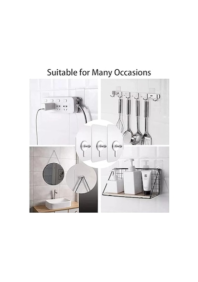 Orret Home 4 Adet Yapışkanlı Duvara Monte Vida Kancaları, İz Bırakmayan Asma Çivi Kancaları Tutucular Vidalar, Banyo Mutfak Oturma Odası İçin Dekoratif Tablolar Asmak İçin Şeffaf Vida Duvar Çivisi 12 Izgara Orret Home 4 Adet Yapışkanlı Duvara Monte Vida Kancaları, İz Bırakmayan Asma Çivi Kancaları Tutucular Vidalar, Banyo Mutfak Oturma Odası İçin Dekoratif Tablolar Asmak İçin Şeffaf Vida Duvar Çivisi 12 Izgara